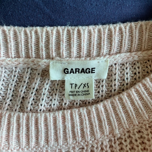 Garage Light Pink XS Sweater - Picture 2 of 4